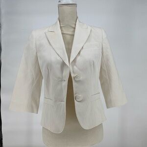Trina Turk White Women's Blazer Size 2 NWT